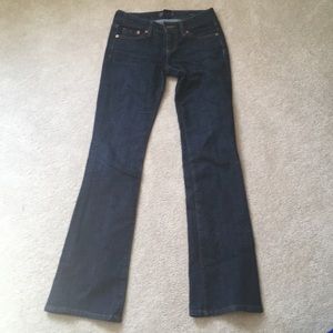 Seven7 For All Mankind Jeans Size 25 Dark Flare